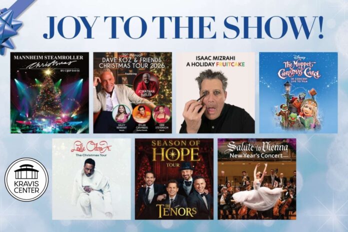 Holiday show lineup announced during Holidays in July at the Kravis Center in West Palm Beach.